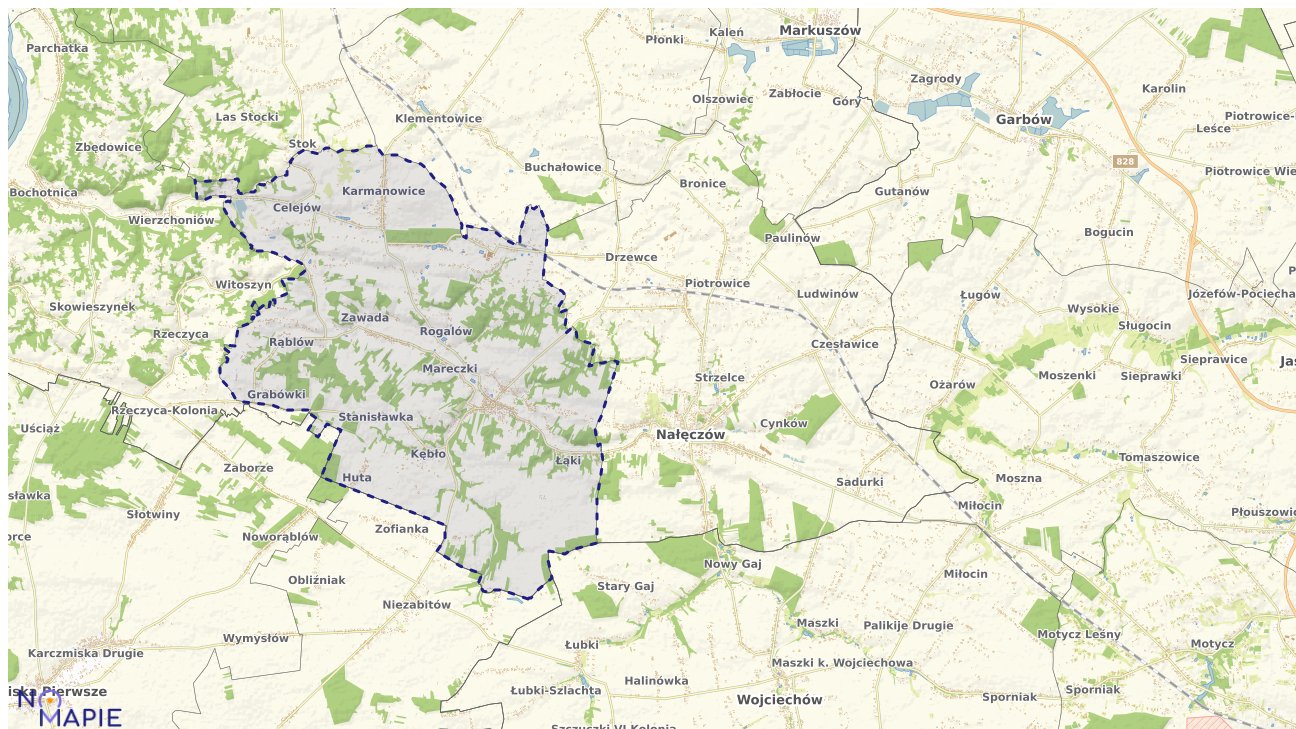Mapa Geoportal Wąwolnica